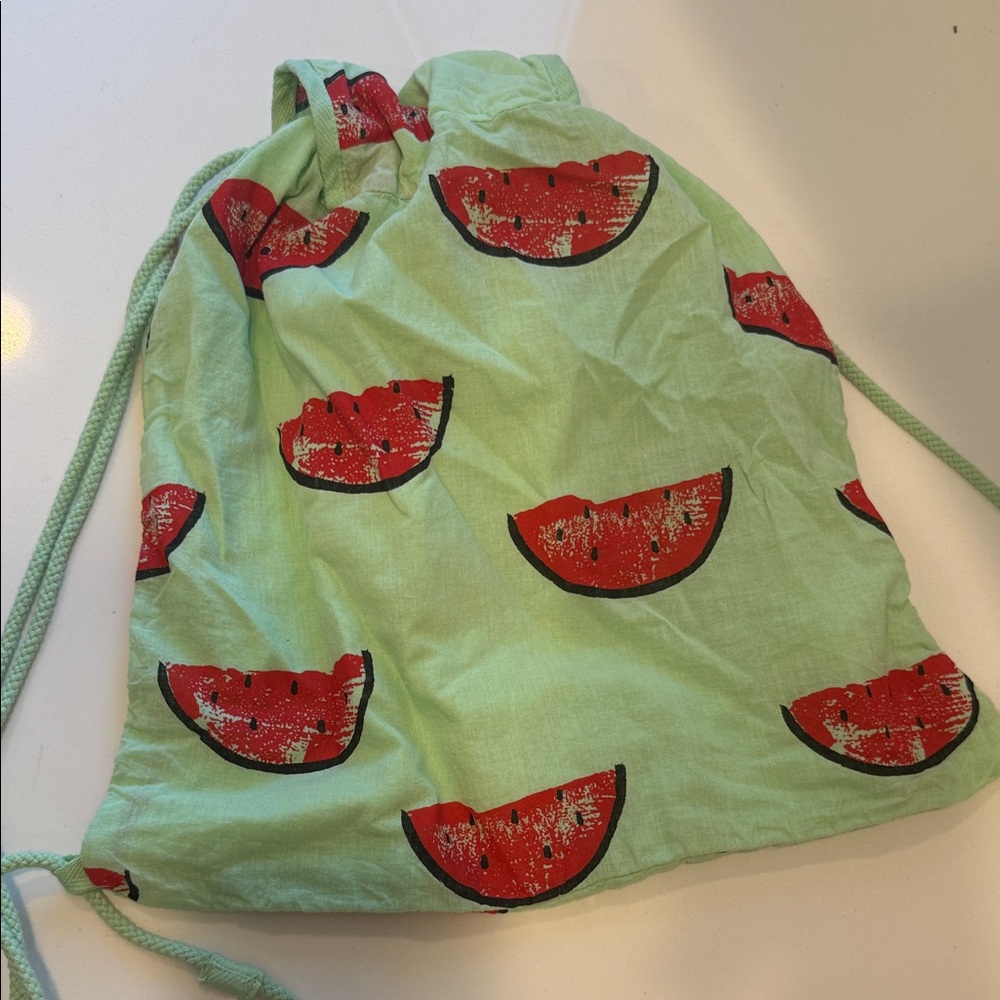 Bobo choses Watermelon Print Drawstring Backpack - Picture 7 of 7